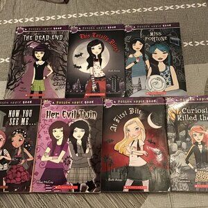 Lot of 7 Poison Apple Paperback Books--Homeschool Reading